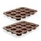 Nutrichef Muffin Pan Of 2Pc Set, PR NC2TRCP3 - alternate 1